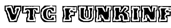 VTC FunkinFrat font preview
